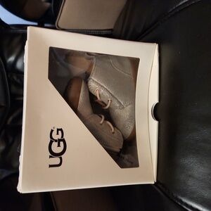 UGG Boots, Size 2/3 (6 - 12 months), Metallic Gold